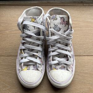 Converse Kids Unicorn High-Top Sneakers - White and Pastel